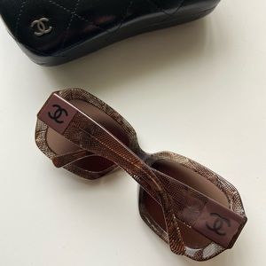 Chanel sunglasses 5146 brown CC logo, vintage